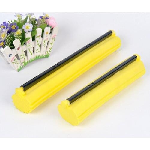 2 Pcs Two Size Sponge Mop Head Replacement Parts Refill Mops Pad Sponge Head for Mops Folded Squeeze Water Carton Flow System