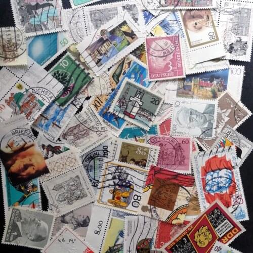 25 / 50 PCS Germany Middle and Big Size Used Postage Stamps With Post Mark For Collection
