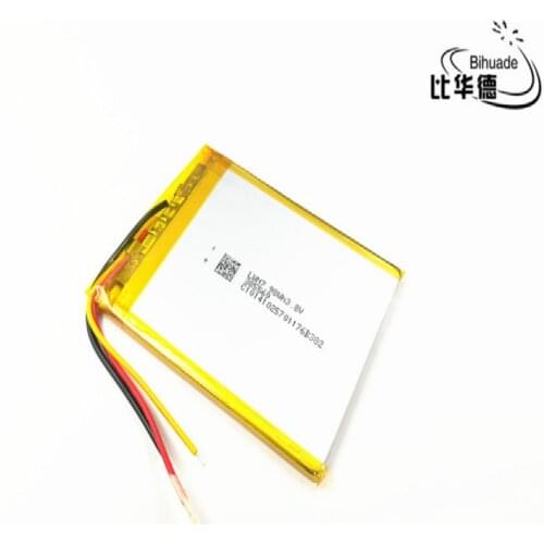 3 line 3.7V,2200mAH 385569 (polymer lithium ion battery) Li-ion battery for Mp3 MP4 MP5 GPS