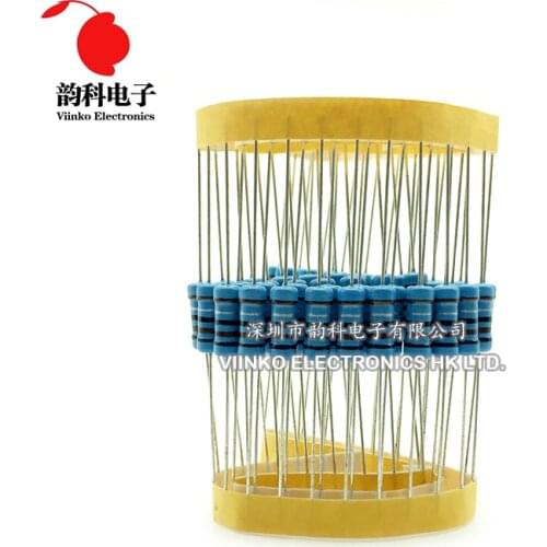 300pcs 1% 1W Metal Film Resistor Assorted Kit 1K~820K 30Values*10pcs=300pcs DIP Color ring resistance 10K 100K 2K 20K 330K 470K