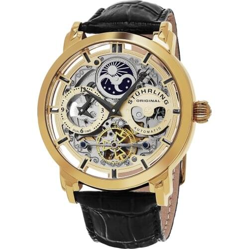 371.02 Stührling 47mm Automatic Mens Wristwatch