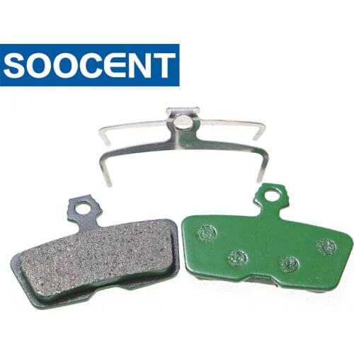 4 Pairs Green Bicycle Disc Brake Pads for Avid Code R 2011-2012 / Sram Red 22 / S-700 MTB Mountain Road Bike Parts