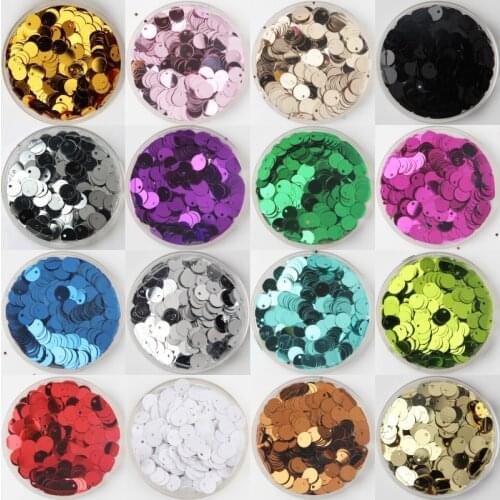 600pcs 6mm 8mm Round Sequins For Craft Flat Cekiny Paillettes Lentejuelas DIY Art Night Club Dress Sewing Accessories 16 Colors
