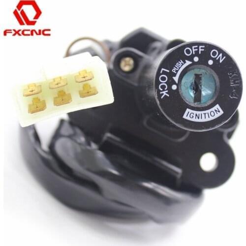 7 Wires Motorcycle Switch Ignition Key Set For Kawasaki Ninja ZX6R ZX7R ZX9R ZX750 F1-F4 ZX600 A1-A2 C1-C6 ZZR 400 600 ZXR750
