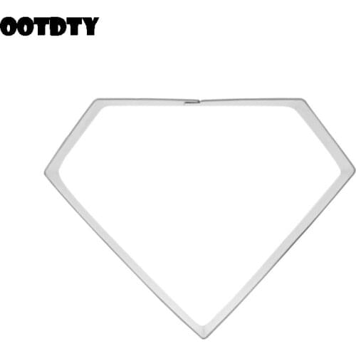 Diamond Stainless Steel Biscuit Pastry Cookie Cutter Cake Baking Mold DIY Pastry Sugar Fondant Decorating Mould