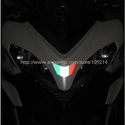 Aprilia MV Agusta Benelli Italy Tape A Helmet Motorcycle Decal Reflective Sticker Waterproof 18