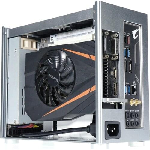 [quick delivery from stock] ZS-A4M/ITX computer case, Version v3-5.4l, All aluminum case 1U