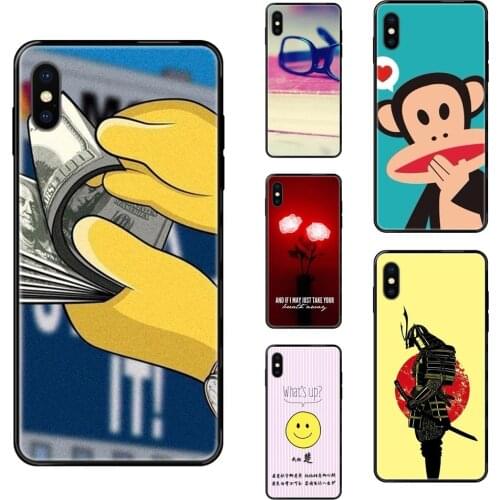 Better Black Soft TPU Cartoon Pattern Phone Case Express Calm Figure Unicorn For Redmi Note 4 5 5A 6 7 8 8T 9 9S Pro Max