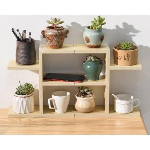 Wooden Flower Rack Plant Stand Multi Flower Stand Shelves Bonsai Display Shelf Yard Garden Patio Balcony Flower Stands