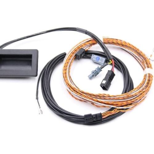 FOR Skoda Octavia MK3 III Superb 3V B8 Rear View Trunk handle Camera with Highline Guidance Line Wiring harness 3V0 827 566 N