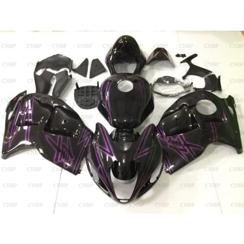 GSX R1300 1997 - 2007 Abs Fairing GSX-R1300 2001 Fairing GSX-R1300 01 02 Black purple Fairing