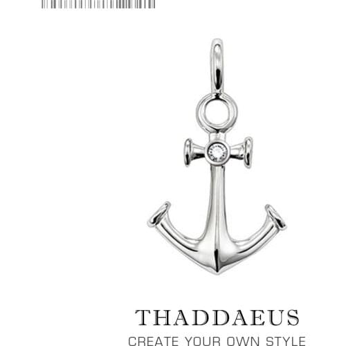 Pendant Anchor Classic,2019 Winter Brand Fashion Trendy Jewelry Europe 925 Sterling Silver Accessories Gift For Woman & Men