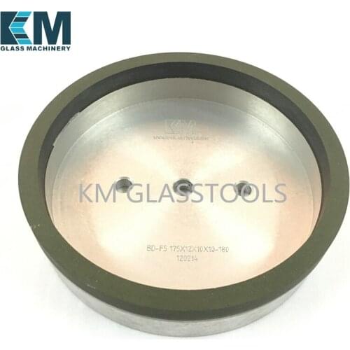 KM Good-Quality!Resin Cup Wheel R1-CC3-D175xd-10x10, Resin wheel for glass straight edge machine and double edge machine