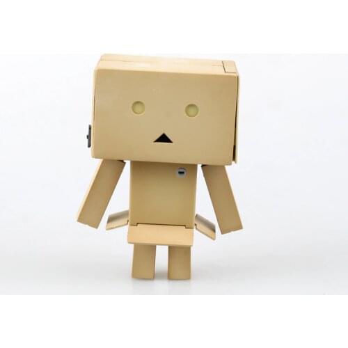 10cm Mini Assembled Model Transform Robot Danbo Cartoon Creative Collection Anime Action Figure Deformation Doll New