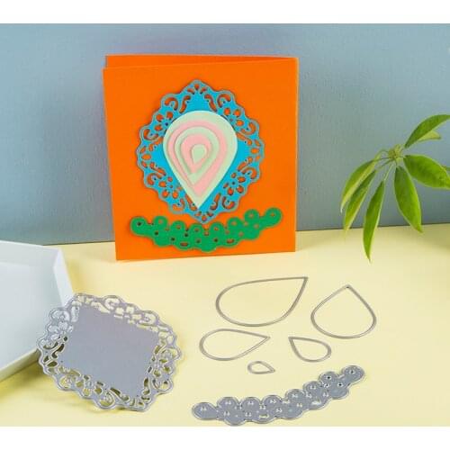 2020 new dies Lace Strip Border Background Frame metal cutting dies Scrapbooking dies card knife mould blade punch stencils dies