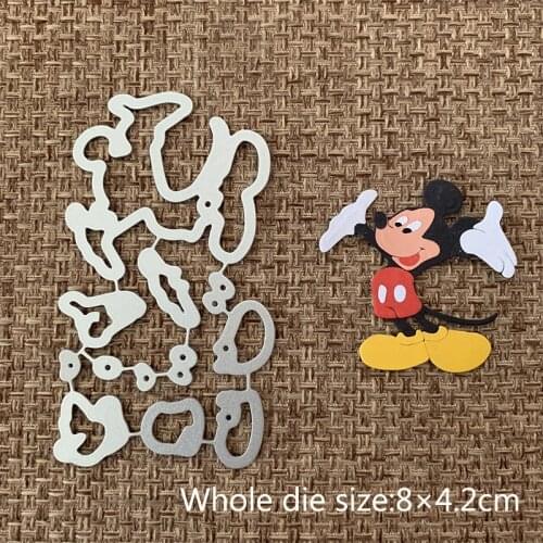 New Design Craft Metal Cutting Dies cut die lovely Mouse Scrapbooking Album DIY Paper Card Craft Embossing Die Cuts