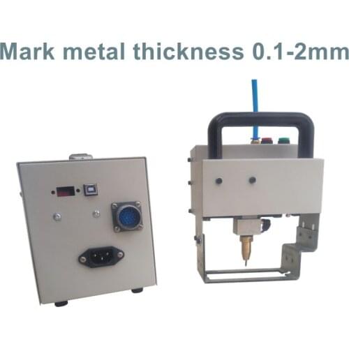 Vin number Industrial Automatic LCD cnc pneumatic Handheld hot sale Portable metal dot pin marking machine 80*30mm