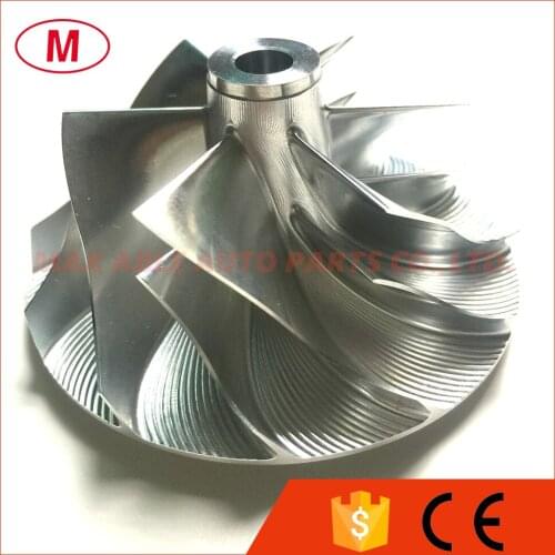 RHC6 24100-3260 51.19/70.00mm 6+6 blades Forward Turbo Billet Compressor wheel/Aluminum 2618/turbocharger Milling wheel for Hino