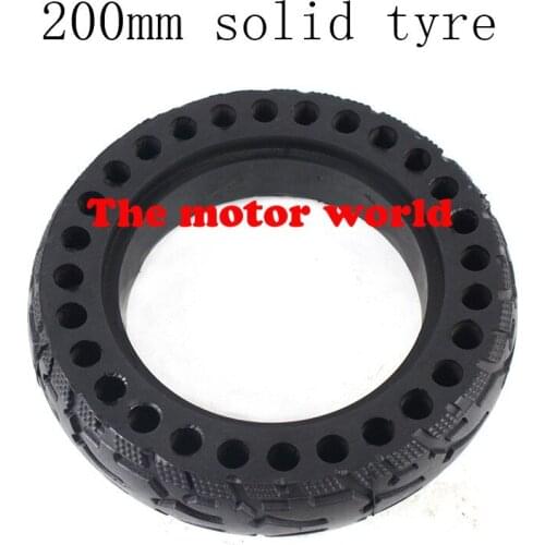 Hot Sale High Performance 200mm Solid Tire Hollow Non-Pneumatic Tyre Shock Absorber Anti-slip Durable Rubber Tyre Wheels
