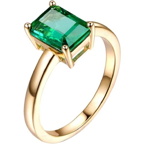 Womens 18K Gold jadeite ring wedding ring for girls anniversary Christmas party birthday high end jewelry