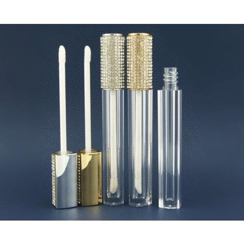 100pcs 1.5ml Empty Lip Balm Bottle Plastic Lip Gloss Tube Reusable Lipstick Bottle Lip Gloss Containers with Rubber Stoppers