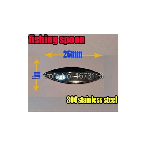 2018new fishing Leaf type sequins size:26mm*7.5mm quantily 20pcs/lot 304stainless steel