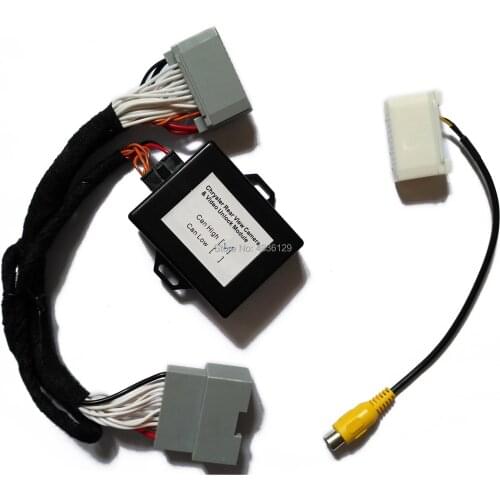 Car Rearview camera interface adapter for JeepCherokee Patriot Wrangler Compass Liberty with Reverse image