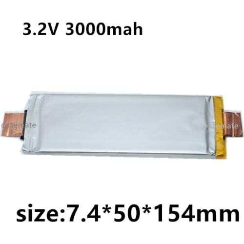 4pcs 7450154 Lifepo4 Bateria 3.2v 3000mah Bateria 3.2v 25c High Rate 3000mah Lifepo4 Battery 4S 12v Diy RC Toy Cell Electrics