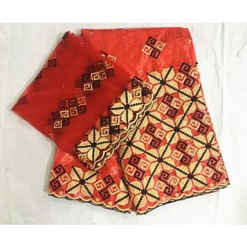 Bazin riche fabric red bazin broderie basin riche fabric 2019 hot sale bazin brode lace nigerian lace fabric 5+2yards/lot