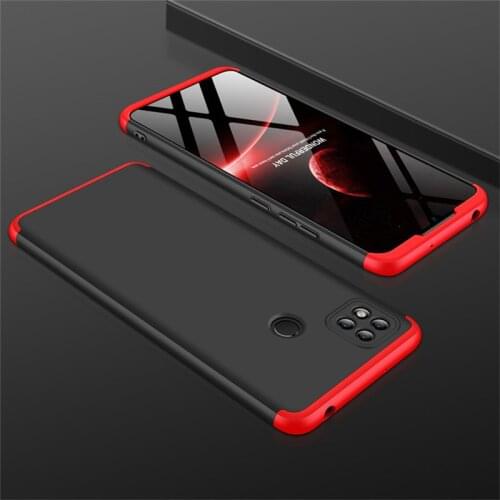 3 IN 1 Case for Xiaomi Redmi 9C Case 360 Full Protection Case Shockprrof Matte Phone Cover for Xiomi Redmi 9c 9 C Redmi9c 6.53"