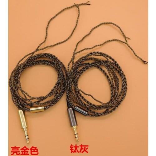Diy earphone cable 6N single crystal copper plated silver