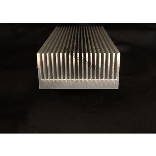 Electronic Radiator Aluminum Dense Teeth Heatsink 50/100/150/200/300/400/500x80x39MM Extruded Heat Sink Computer Water Cooling