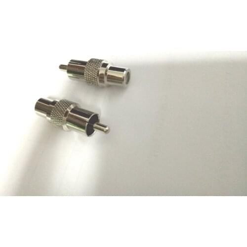 RCA Coupler Female to RCA Metal Audio Video Connecto New