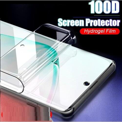 Hydrogel Film For Samsung Galaxy S7 Edge S9 S8 S10 Plus S10e Note 8 9 10 Lite 20 Ultra S20 FE S21 Ultra 5G Screen Protector Film