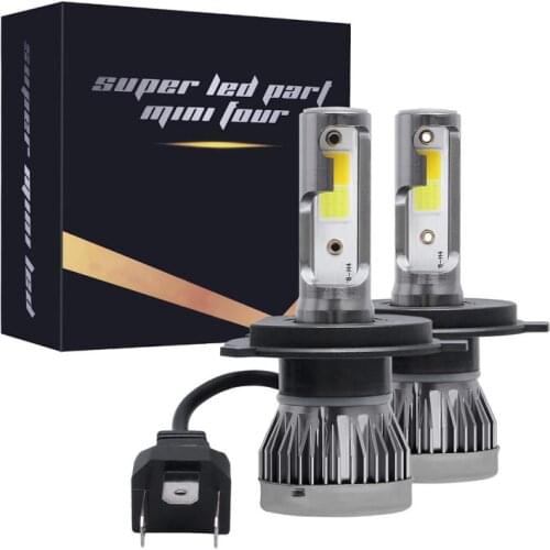 H4 9003 HB2 LED Headlight Conversion Kit COB Hi/Lo Beam Bulbs 120W 26000LM High Power 6000K White 3000K Yellow light