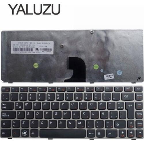 YALUZU Latin laptop Keyboard for Lenovo Z360 Z360A Z360G Z360P G360 G360A LA