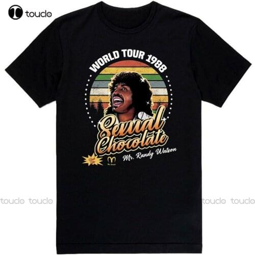New Coming To America Movie Randy Watson Funny Vintage Black T-Shirt Mnh030521005 Cotton Tee Shirt shirt printing Unisex