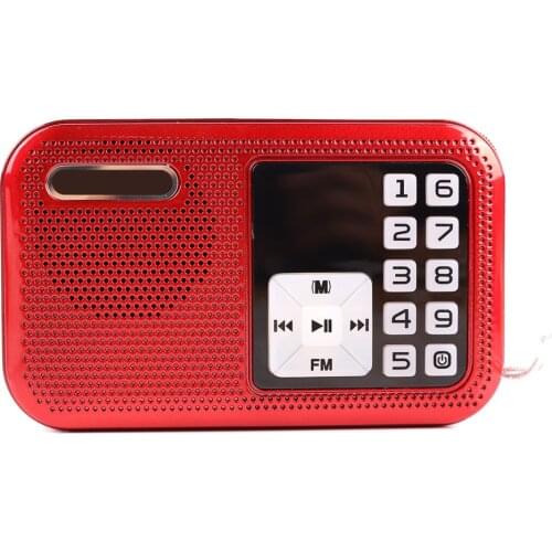 Portable Mini FM Radio Speaker Music Player TF Card USB For PC iPod Phone with LED Display outdoor Dancing mp3 HiFi B-631