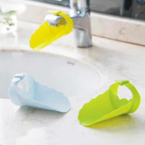 Portable 1Pcs PP/TPR Bathroom Accessories Baby Supplies 4Colors Water-saving for Wash-hand Faucet Extender Multi Purpose