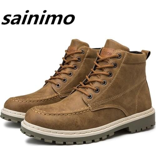 Autumn Male Boots High To Help Shoes For Men Mens Boots To Make Shoes Men Mans Footwear Masculine Boot Zapatos De Hombre
