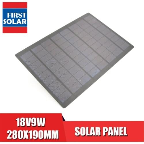 18V9W Solar Panel Polycrystalline Silicon Standard Epoxy DIY Battery Power Charge Module Solar Cell Mini