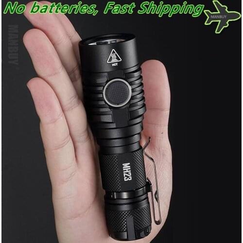 2021 nitecore MH23 Rechargeable 7 Modes 1800Lms CREE XHP35 HD LED Lamp Waterproof Flashlight Without 18650 Battery Free Shipping