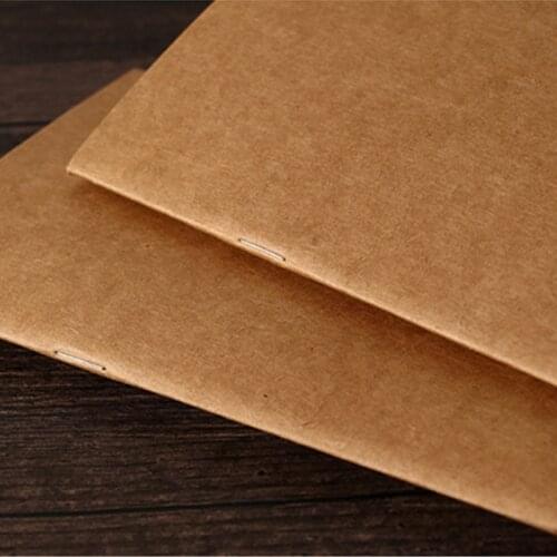 1pcs/lot vintage journey diary notepad soft brown color cover composition notebook school and office supplier