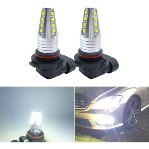 2x Car Fog Lamp H8 H11 CREE LED Fog Lights H7 9005 HB3 9006 HB4 LED Bulb DRL Auto Driving Running Lamp 12V 24V 6000K White