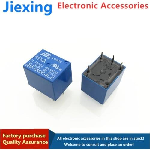 3 pieces of new original SRD-12VDC-SL-C Songle relay SONGLE 12VDC 5 feet/10A T73