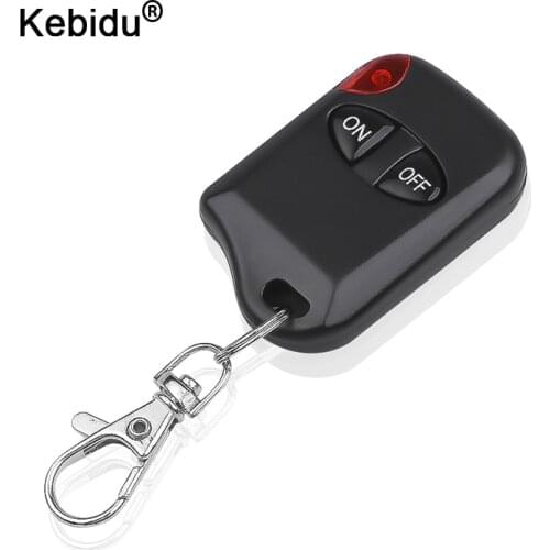 433MHZ ON/OFF Buttons for Garage Gate Door Remote Control Auto Pair Copy Remote Garage Door Opener Remote Control Duplicator