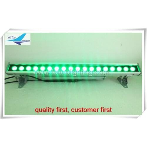 8/lot flight case IP65 party light 18x15w Led Bar rgbwa 5 in 1 Wall Washer Light for Club Decoration with fly case
