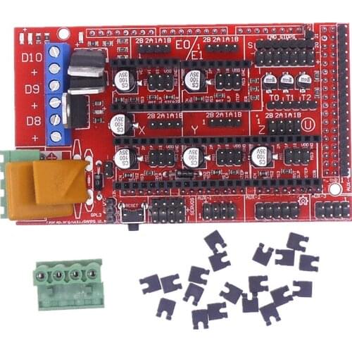 Duoweisi 3D printer parts Reprap Ramps 1.4 extended board Reprap Mendel Prusa I3 WHOLESALE ! Ramps 1.4 board