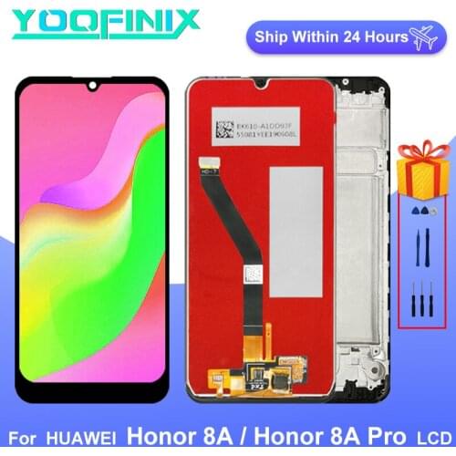 "6.09" For Huawei Honor 8A Display LCD Touch Screen Digitizer Display Replacement Parts For Honor 8A Pro LCD JAT-L41 JAT-LX3