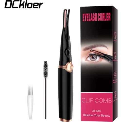 Mini Electric Heated Eyelash Curler Heated Eyelashes Makeup Eye Lashes Heated Eyelash Curler Applicator Long Lasting Beauty Tool